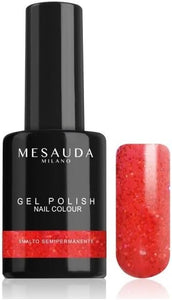 Mesauda - 048 Gel Polish Glitter Rosso 10ml