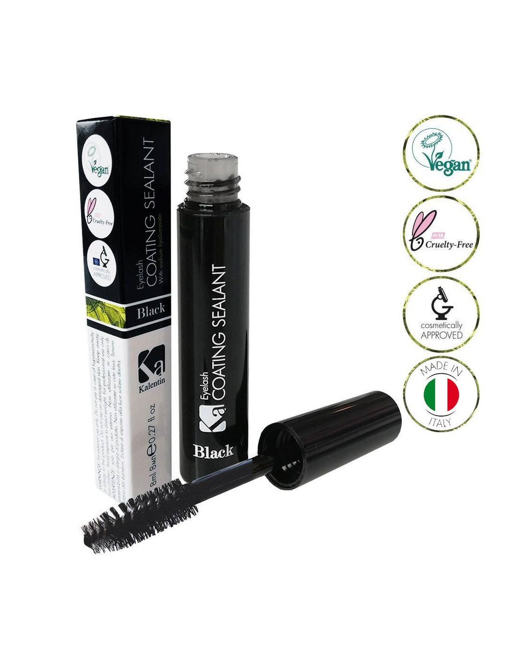 Sigillante per ciglia nero - 8ml