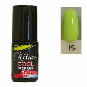 Allur Cool Step Gel è un nuovo smalto semipermanente impeccabile,facilissimo da applicare con Nuances moda. Il primo sul mercato che non necessita di Primer, Base, Top e di Sgrassante. Senza acidi. La stesura è ottima, non cola, non irrita, ne indebolisce le unghie