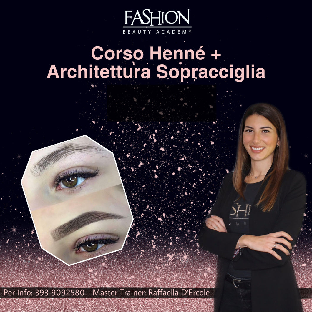 Corso Henné + Architettura Sopracciglia